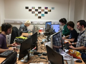 Bristol Games Hub - Developers at work! Image by @bentrewhella